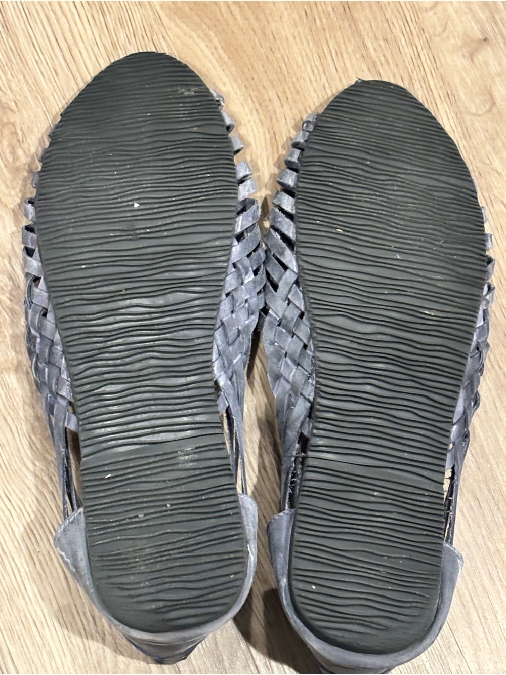Matisse Coconuts Braided Huarache Flats in Gray - Picture 5 of 6